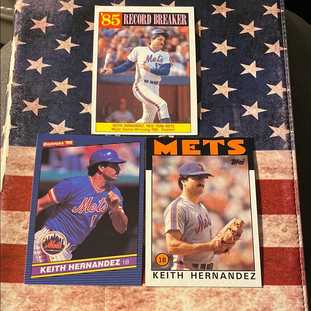 Keith Hernandez Baseball Cards Set